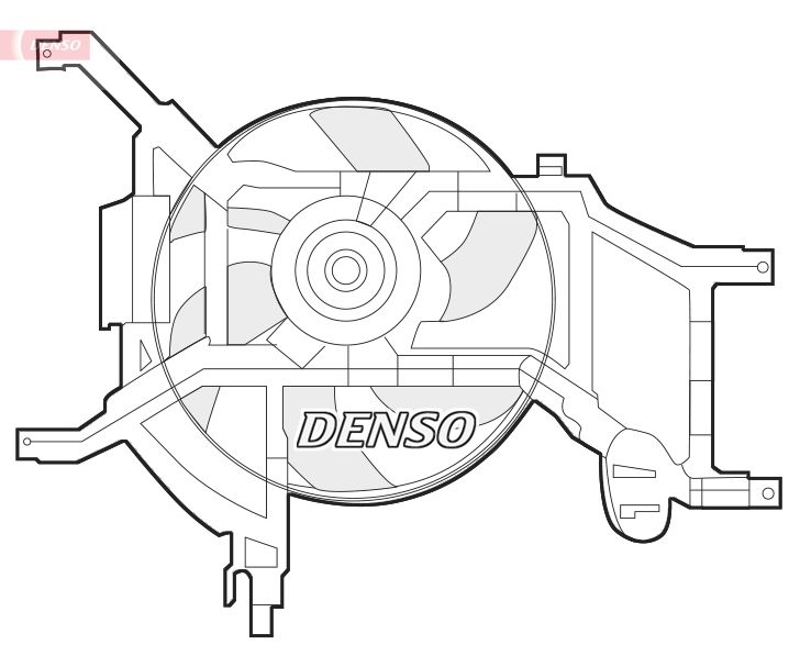 DENSO DER37002 Fan, engine cooling