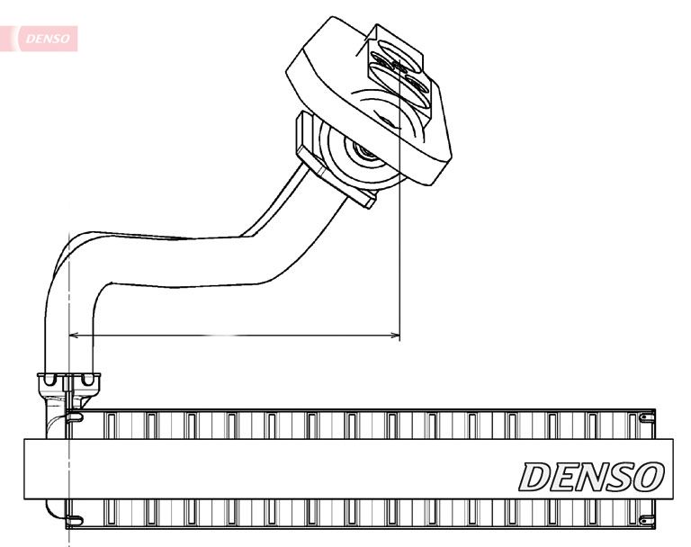 DENSO DEV09020 Evaporator, air conditioning
