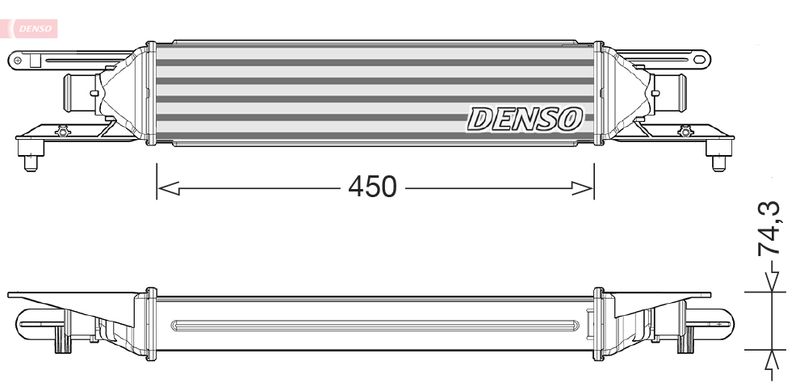 DENSO DIT01007 Charge Air Cooler