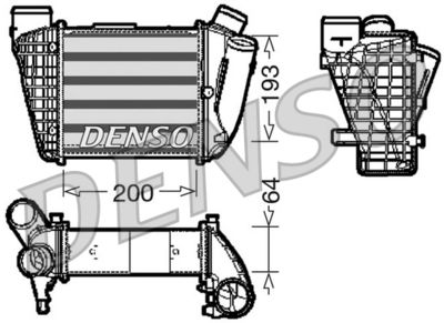 Charge Air Cooler DENSO DIT02004