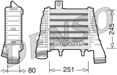 Charge Air Cooler DENSO DIT02008