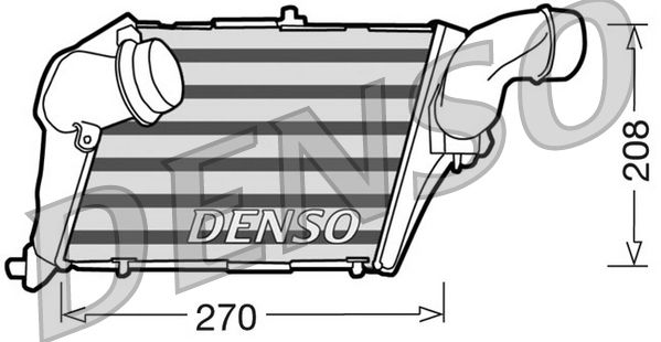DENSO DIT02012 Charge Air Cooler