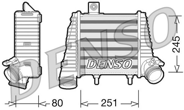 DENSO DIT02016 Charge Air Cooler