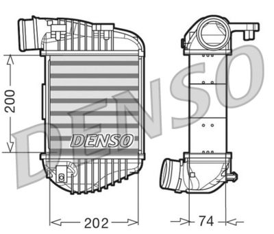Charge Air Cooler DENSO DIT02023