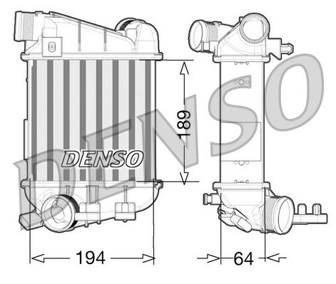 DENSO DIT02027 Charge Air Cooler