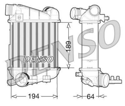 Charge Air Cooler DENSO DIT02027