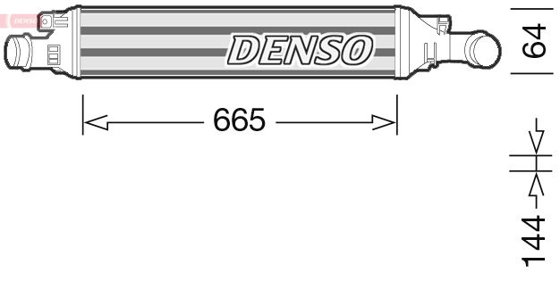 DENSO DIT02036 Charge Air Cooler