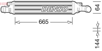 Charge Air Cooler DENSO DIT02036