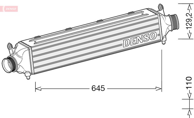 DENSO DIT02037 Charge Air Cooler