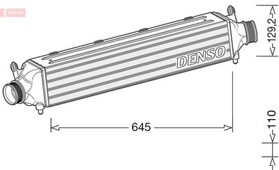 Charge Air Cooler DENSO DIT02037