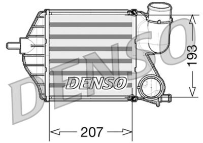 Charge Air Cooler DENSO DIT09102