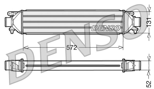 DENSO DIT09107 Charge Air Cooler