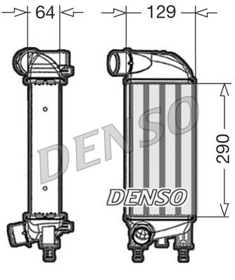 Charge Air Cooler DENSO DIT09110