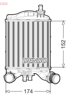Charge Air Cooler DENSO DIT09111