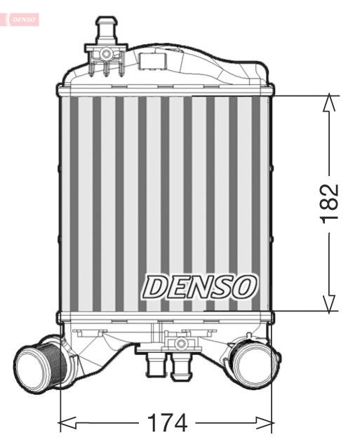 DENSO DIT09112 Charge Air Cooler
