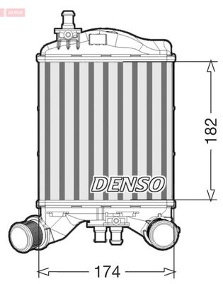 Charge Air Cooler DENSO DIT09112