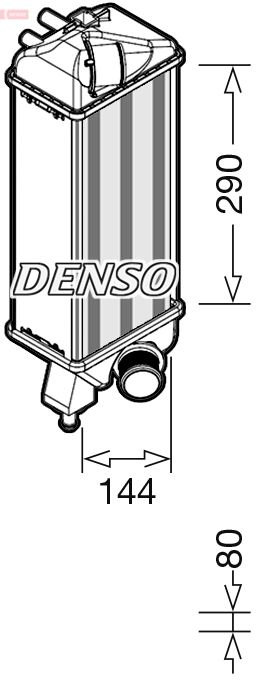 DENSO DIT09116 Charge Air Cooler