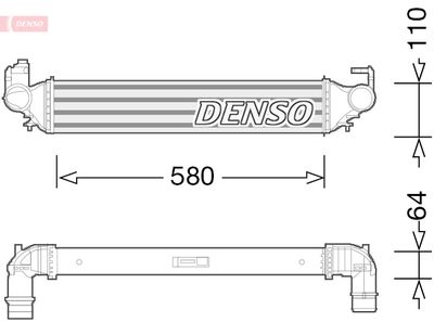 Charge Air Cooler DENSO DIT09117