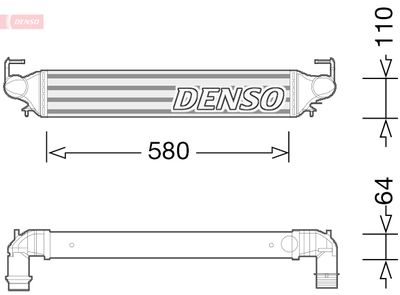 Charge Air Cooler DENSO DIT09118