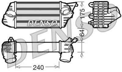 Charge Air Cooler DENSO DIT09120