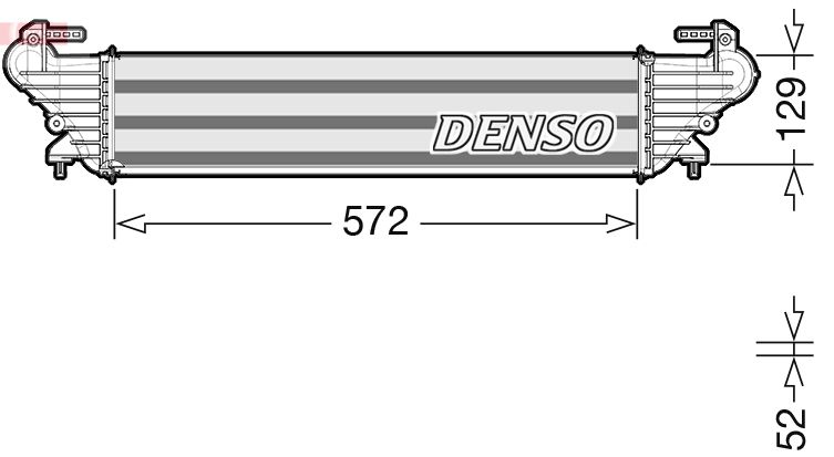 DENSO DIT09121 Charge Air Cooler