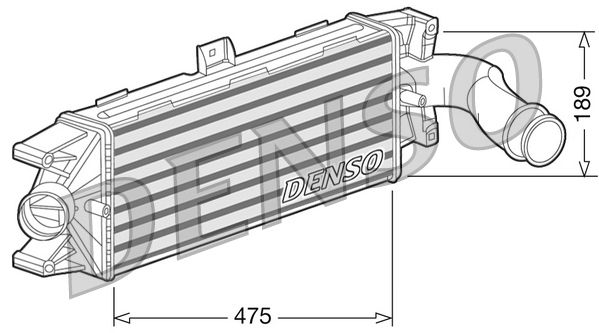 DENSO DIT12003 Charge Air Cooler