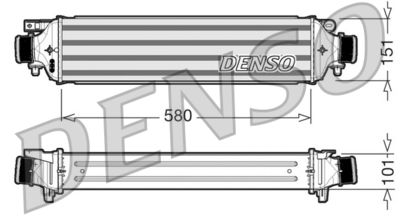 Charge Air Cooler DENSO DIT13002