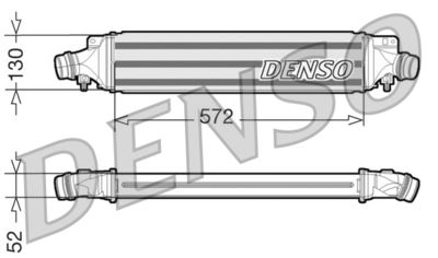 Charge Air Cooler DENSO DIT20003