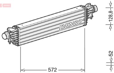 Charge Air Cooler DENSO DIT20007
