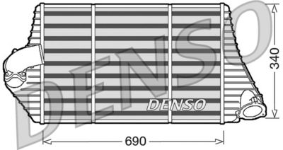 Charge Air Cooler DENSO DIT23001