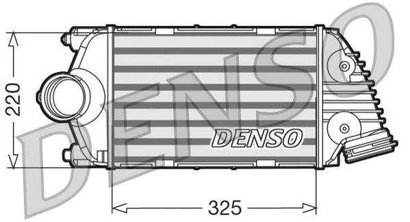 DENSO DIT28015 Charge Air Cooler