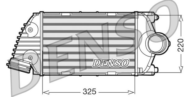 DENSO DIT28016 Charge Air Cooler