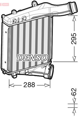 Charge Air Cooler DENSO DIT28019