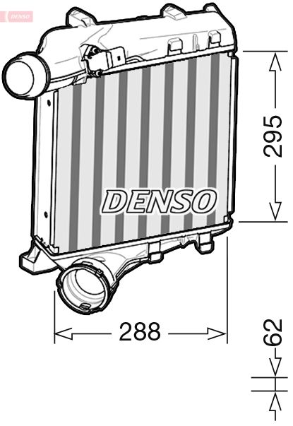 DENSO DIT28020 Charge Air Cooler