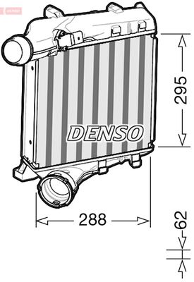 Charge Air Cooler DENSO DIT28020