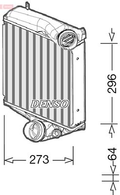 Charge Air Cooler DENSO DIT28022