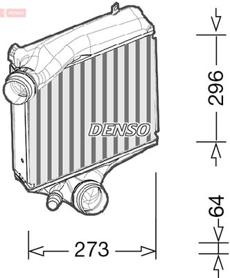 Charge Air Cooler DENSO DIT28023