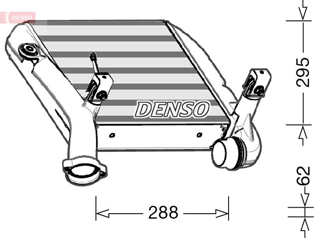 DENSO DIT28024 Charge Air Cooler