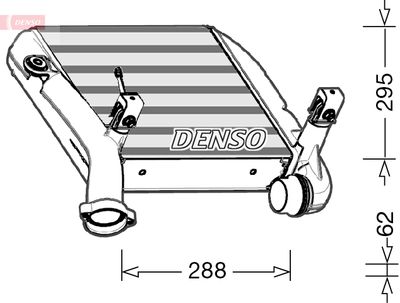 Charge Air Cooler DENSO DIT28024