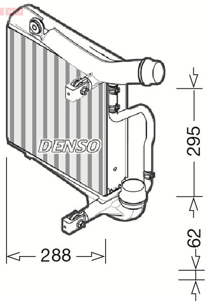 DENSO DIT28025 Charge Air Cooler