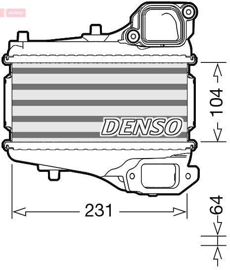 DENSO DIT40001 Charge Air Cooler
