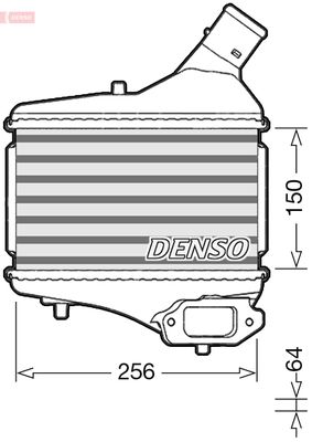 Charge Air Cooler DENSO DIT40010