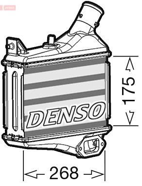 Charge Air Cooler DENSO DIT40011