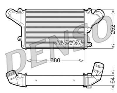 Charge Air Cooler DENSO DIT45003