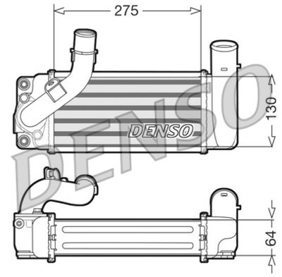 Charge Air Cooler DENSO DIT50001