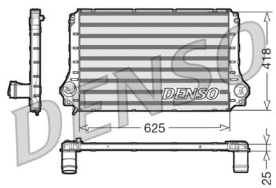 Charge Air Cooler DENSO DIT50003