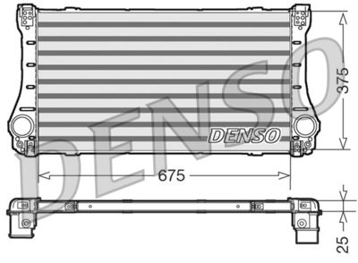 Charge Air Cooler DENSO DIT50005