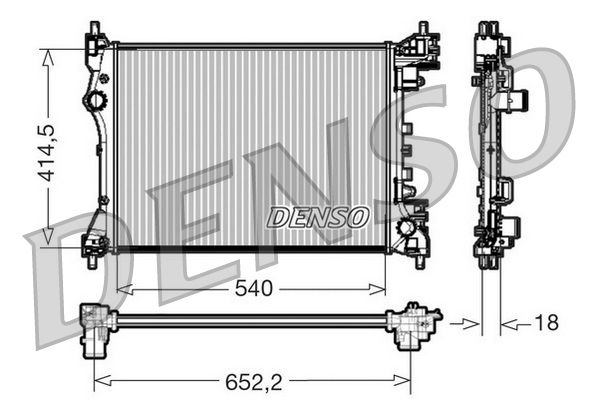 DENSO DRM01005 Radiator, engine cooling