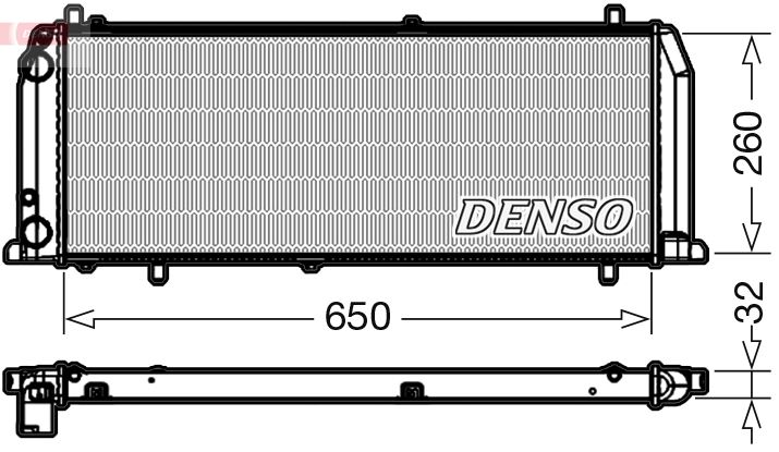 DENSO DRM02008 Radiator, engine cooling