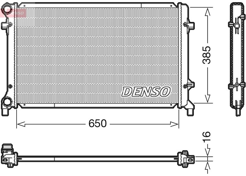 DENSO DRM02014 Radiator, engine cooling